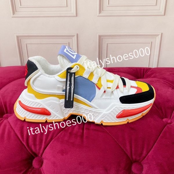 

men fashion sports shoes black white rainbow heel trainer womens casual runner sneakers outdoor2023