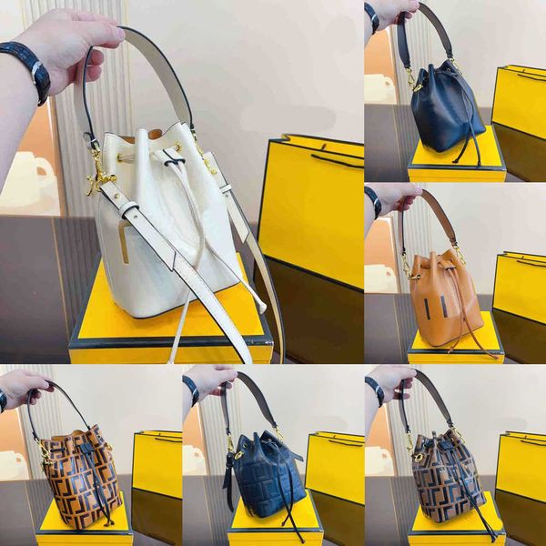 

new f letter drawstring designer bag women bucket bags luxurys handbags classic print shoulder bags crossbody purse 230301/230224