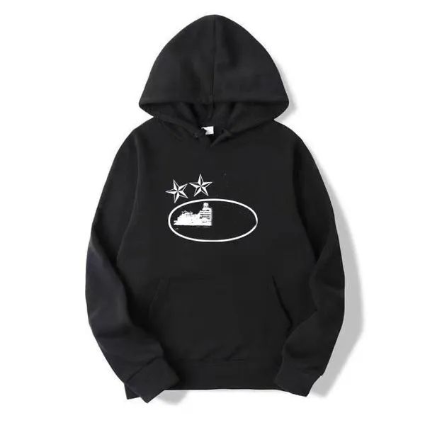 

& sweatshirts men's new designer alcatraz hoodies star print trend long sleeve casual hoody women's hip-hop cotton clothes loose54, Black