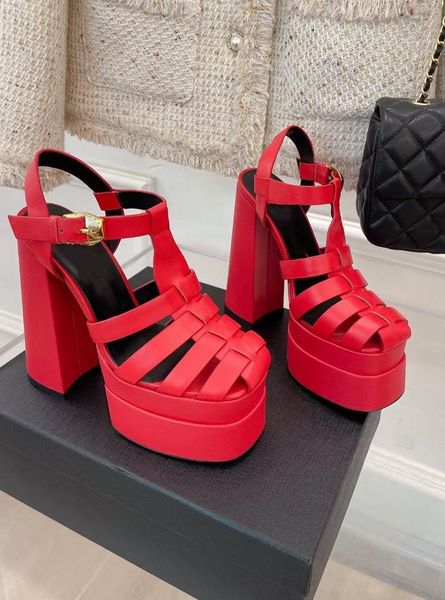 

sandals women designer shoes heels designer dress high heel shoes shoes luxury 6cm 8cm thick soles designer sandals slides womens sandals sh, Black