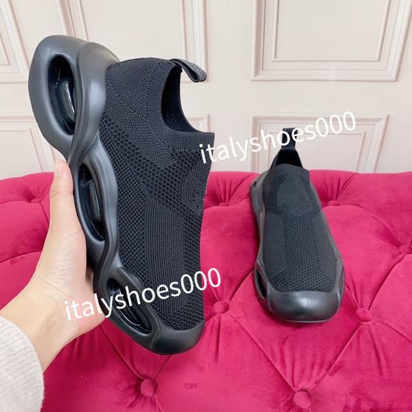 

2023new designer sneakers women casual shoes platform loafers trainers triangle shoe black leather shoes