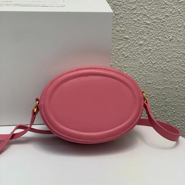 

cross-body oval leather wallet shoulder bag luxury designer small oval bag 2023 new fashion handbag cross-body clutch