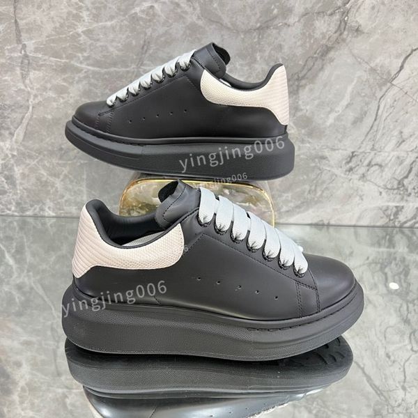 

desinger fashion quality sneakers white shoes brand low sneaker leather rubber sole causal shoes, Black