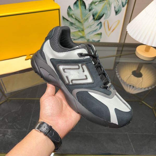 

luxury men faster flow sneakers shoes comfort casual men's sports rubber mesh lightweight skateboard runner sole tech fabrics trainer 0, Black