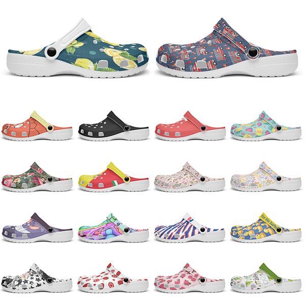 

Customized clean exquisite fashion comfortable beautiful Diy shoes for men and women's indoor slippers 104349