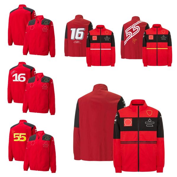 

f1 team 2023 collar sports jacket long sleeve zipper casual coat 2022 racing clothes for men and women fans