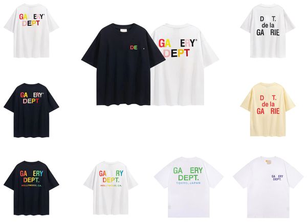

senior designer women's t-shirt fashion summer men's round neck shirt sleeve casual style letter printing european and american si, White;black
