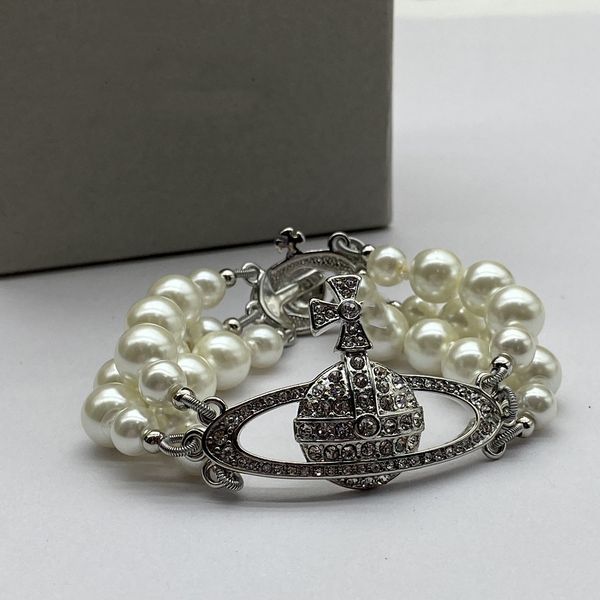 

fashion designer luxury charm bracelets planet women brand jewelry saturn chain bracelet metal pearl for woman gold bracelet nv, Golden;silver