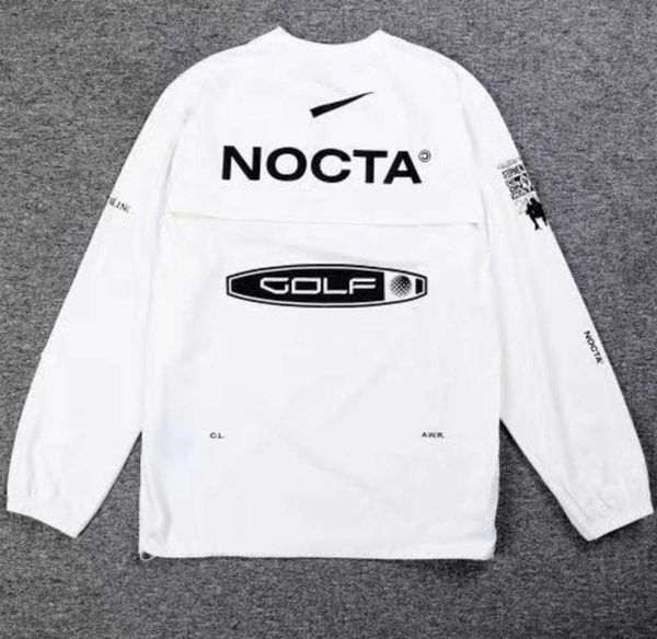 

men's hoodies sweatshirts 2023 us version nocta golf cos branded draw breathable quick drying leisure sport t-shirt long sleeve round n, Black
