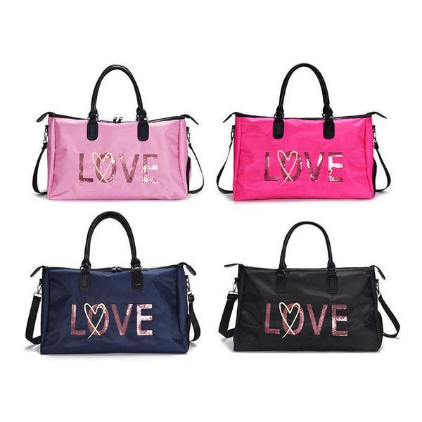 

travel bag women's portable short distance duffle bags large capacity luggage storage bag shoes oxford movement fitness bag 230318