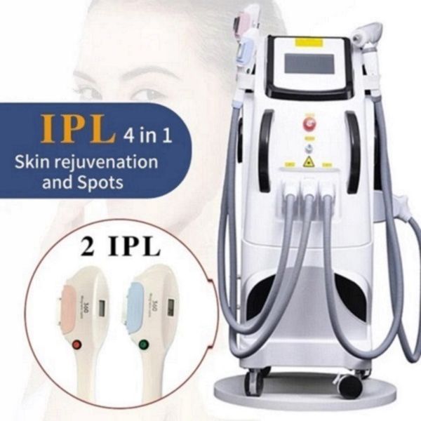 

laser beauty equipment painless q switched opt ipl permanent laser hair removal and skin rejuvenation machine, Black