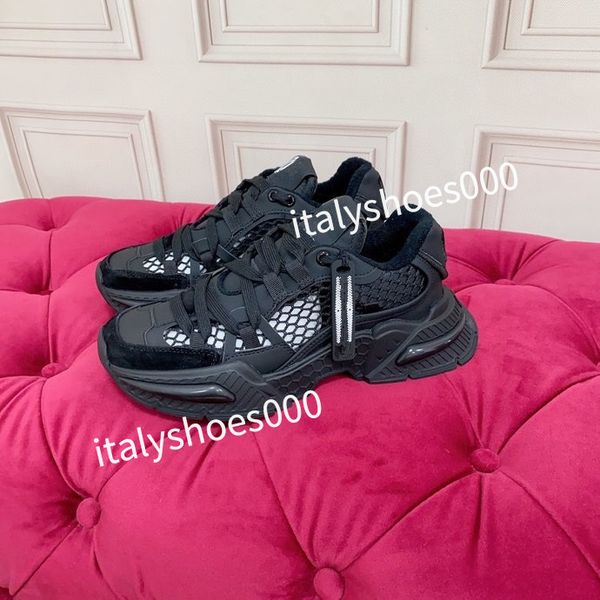 

new designer sneakers mens casual shoes platform loafers trainers triangle shoes black leather shoes2023