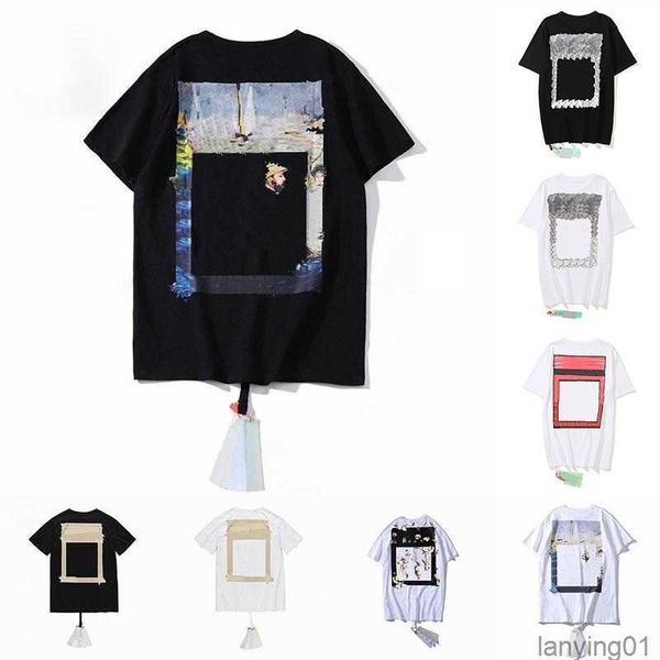 

summer mens womens designers t-shirts loose tees fashion brands man s casual shirt luxury clothing street shorts sleeve clothes t shirts 20, White;black