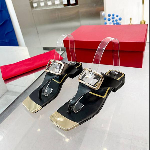 

designer slippers women's sandals leather slippers platform valentinoity slide rubber sandal summer fashion patform gxcvxc, Black