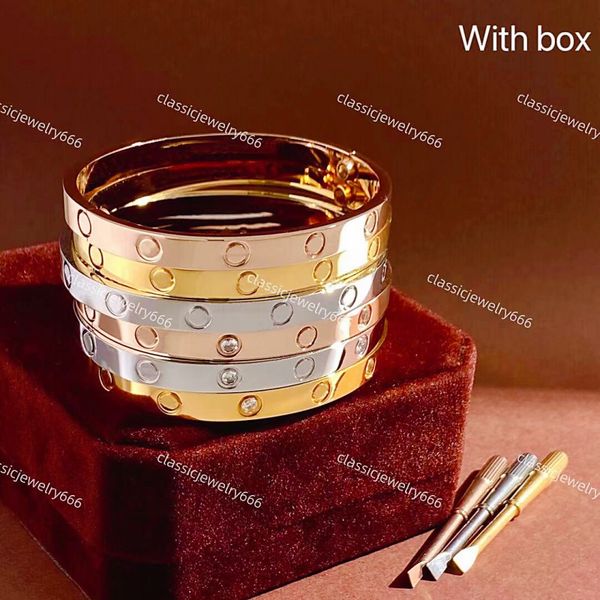 

fashion love bracelet designer screw brand bracelet 18k gold jewelry festival gift bracelet 316 stainless steel factory, Black