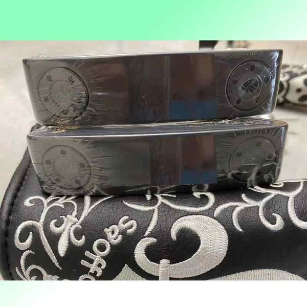 

balck golf club putter newport 2 series cnc material right hand golf club with logo complimentary five hole wrench