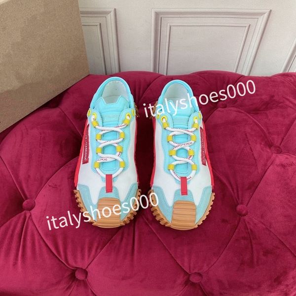 

new fashion sports shoes white rainbow heel trainer men casual runner sneakers outdoor, Black