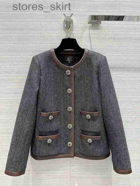 

women's jackets designermilan runway jackets 2023 new spring o neck long sleeve women's designer coats brand same style outerwear, Black;brown