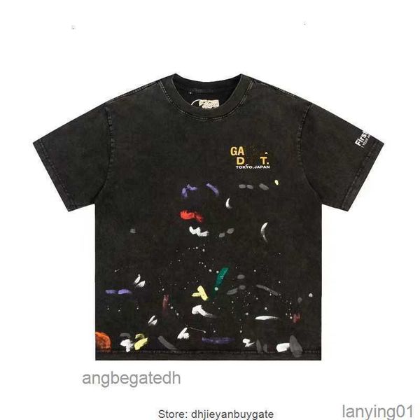 

t-shirts designer men's galleryes t shirt angel brand net red retro galerys hoodie depts men and women short-sleeved galilee printed, White;black