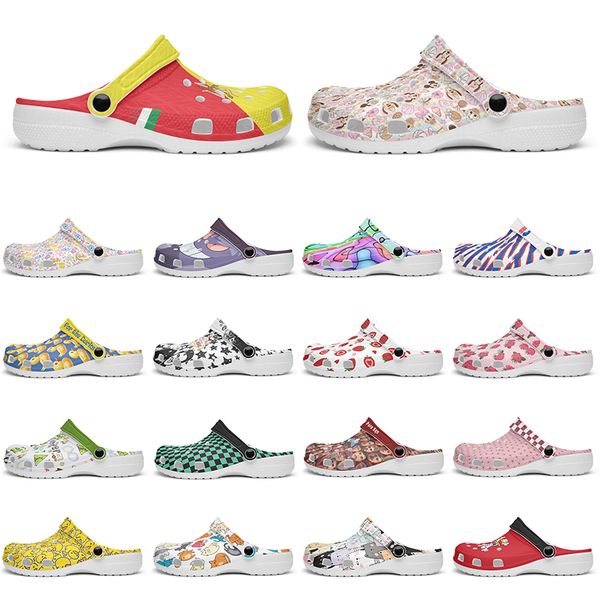 

Customized clean exquisite fashion comfortable beautiful Diy shoes for men and women's indoor slippers 104727