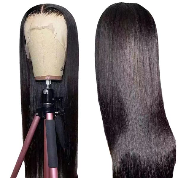 

lace front brazilian wig black woman 26 28 inch front closed wig, Black;brown