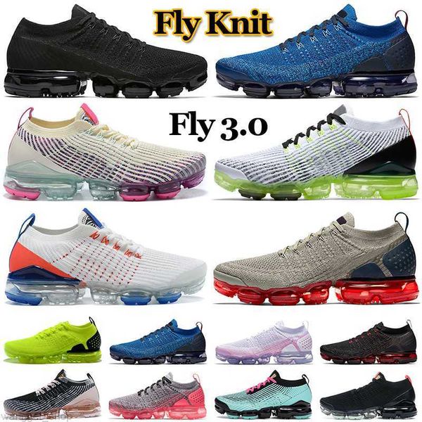 

fly 3.0 running shoes knit men women sports sneakers triple black white volt gym blue fury zebra teal mens trainers runners walking jogging