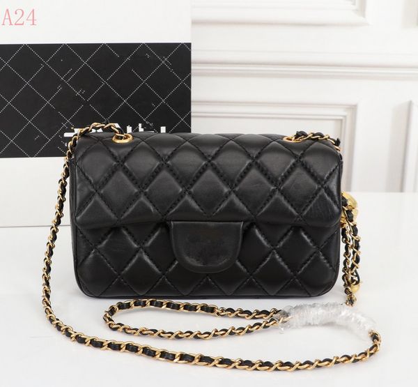 

designer bag women caviar bags handbags shoulder bags tote bag black calfskin classic diagonal stripes quilted chains double flap hobo bags