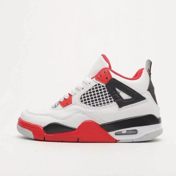 

2023 kids shoes 4s jumpman 4 boys basketball shoe children black mid sneaker chicago designer military cat trainers baby kid youth toddler i