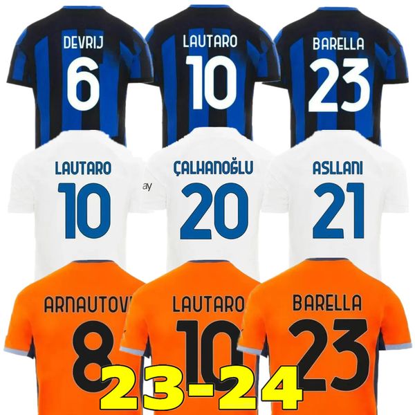 

LUKAKU Soccer Jerseys BARELLA CORREa INTERS Milan GIROUD IBRAHIMOVIC LAUTARO MILANS THEO BRAHIM 23 24 Football Shirt 2023 2024 Uniforms Men Kids Kits Sets, Third