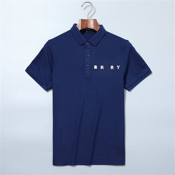 

men's tee polo black and white color fashion casual business classic embroidered head brand 100 cotton street hip hop wear palm guillot, White;black