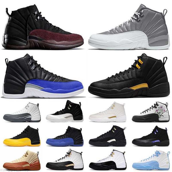 

12s basketball shoes jumpman 12 men sneaker a ma maniere black taxi stealth hyper royal floral mens outdoor sport trainers good
