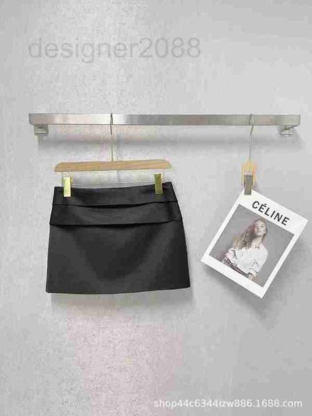 

skirts designer diamond buckle set short skirt 2023 new celebrity style wald, Black