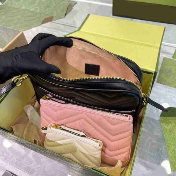 

3 in 1 shoulder bags handbags women wallet cowhide handbag women messenger bags designer handbags tote fashion crossbody bags purses 220920