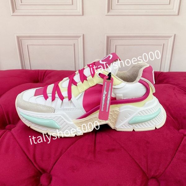 

womens fashion sports shoes black white rainbow heel trainer womens casual runner sneakers outdoor2023