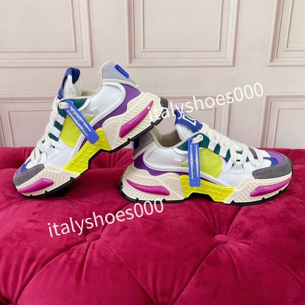 

women fashion sports shoes white rainbow heel trainer womens casual runner sneakers outdoor, Black