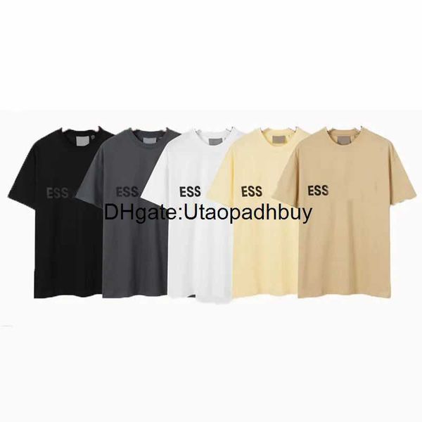 

ess fashion tshirts crew neck casual t-shirts men women leisure style summer short sleeve letter shirts 3xl 4xl 3oz5, White;black