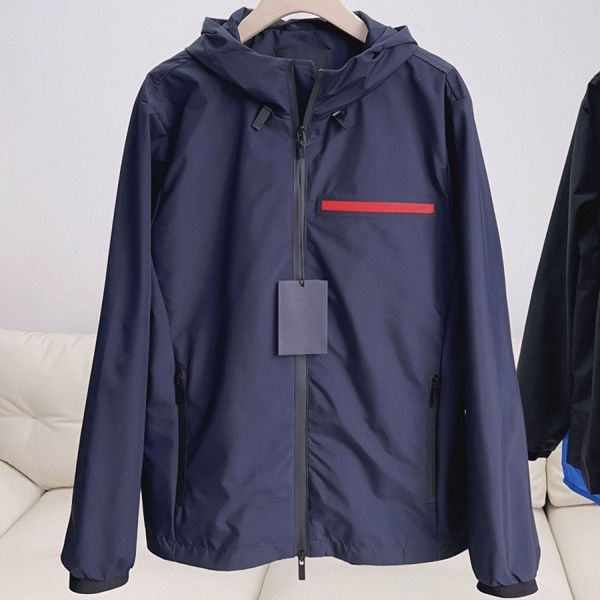 

designer mens coat jacket men jackets winter waterproof hoodies epaulet autumn outwear windbreaker zipper hoodie clothes parka coats mens pa, Black;brown