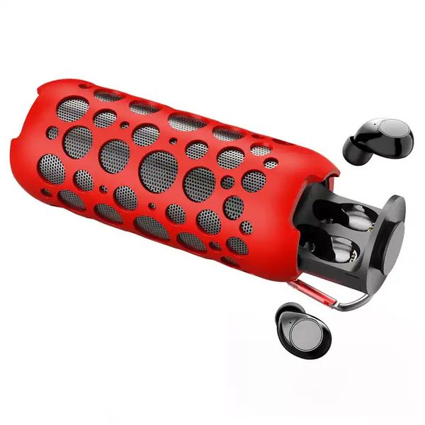 High Quality TWS Wireless Portable Speaker Mini Headphone 2 in 1 BT Speaker and In Ear Earbuds Speakerbuds Headphones