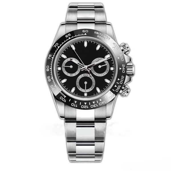 

20 style luxury mens watch 116500ln designer watch montre de luxe automatic wristwatches ceramic bezel 316l steel adustable foldin232a, Slivery;brown
