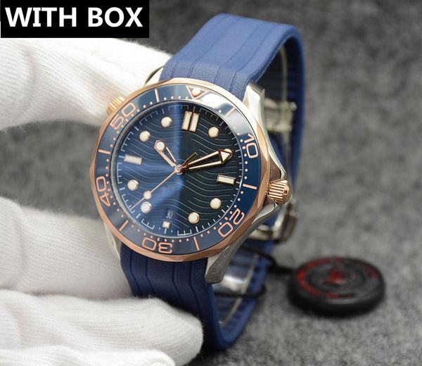 

2023 Watch 42mm Men Orologio Mens Luxury Designer Watches Automatic Movement Mechanical Montre de luxe Watch Nato 300M Wristwatches sea watch master, Sapphire glass