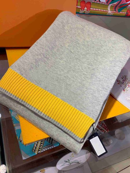 

designer cashmere scarf men's sports wind autumn and winter outdoor warm knitted bib couple's style casual all-match style, Blue;gray