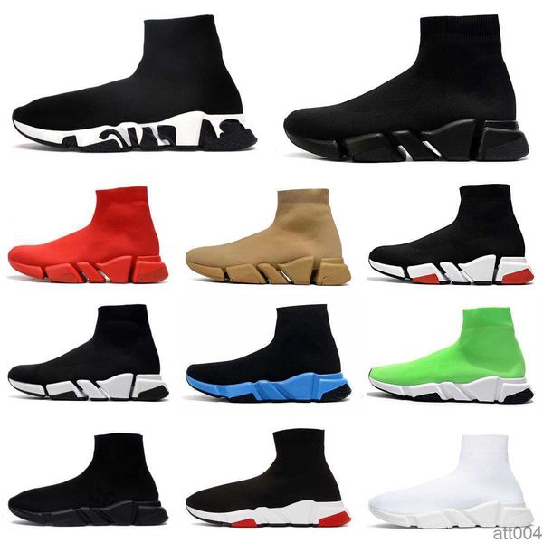 

speeds 2.0 1.0 shoe platform sneaker men women designer tripler white blue light sliver ruby graffiti vintage beige pink paris socks boots b, Black