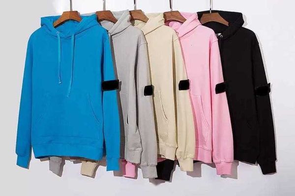 

colors designers mens stoney island hoodie candy hoody stones women casual long sleeve couple loose o-neck sweatshirt yh69, Black