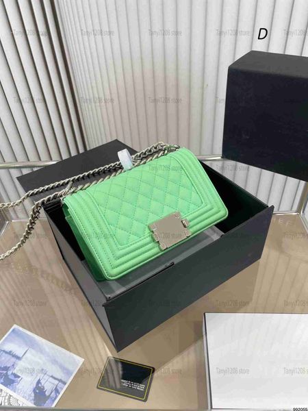 

vintage cc small l boy crossbody bag women luxury designer caviar flap shoulder silver chain leather mini handbag classic the tote black pur