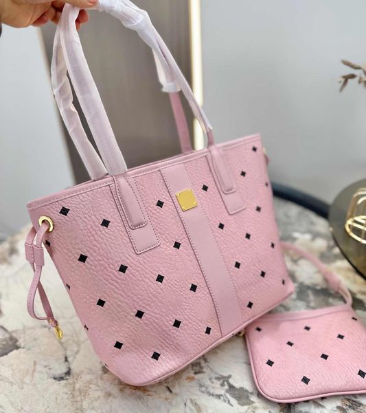 

Designer Bags Luxury Womens Handbag Fashion Large Capacity Double Sided Shopping Bag Letter Totes Two Piece Set Girls' Shoulder Bag, Black
