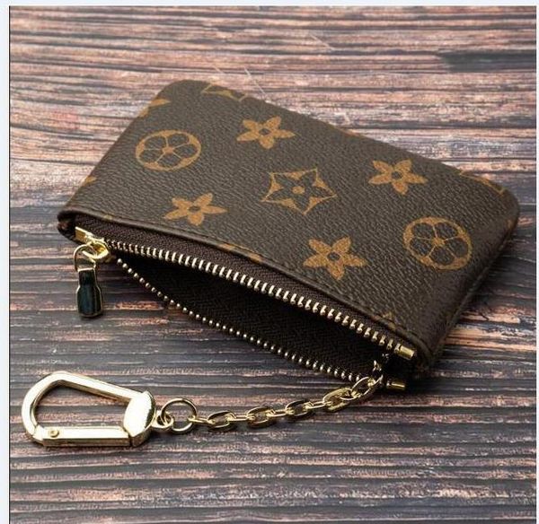

fashion designers coin purse womens zipper key pouch purse m62017 pochette ring credit card holder wallet canvas coin purses t65, Red;black