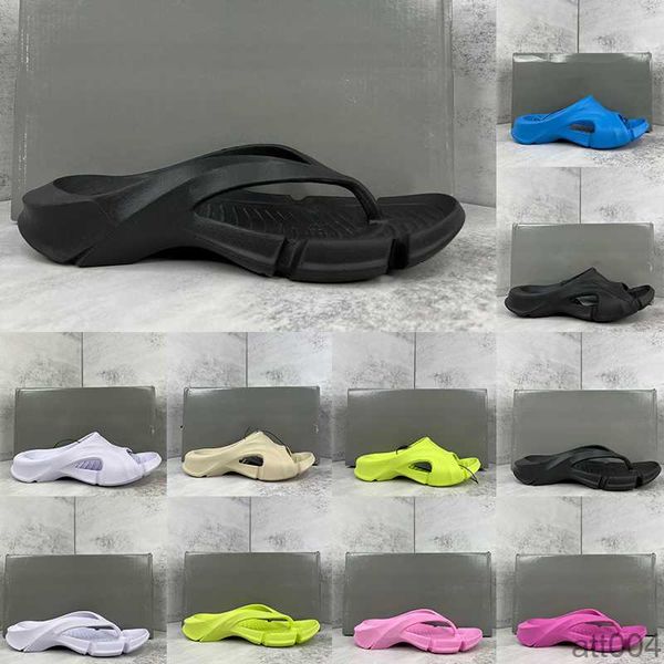 

2023 summer sandals for mens womens mold slides famous designer women sandale thong flip flops black white pink rubber mules scuffs beach po