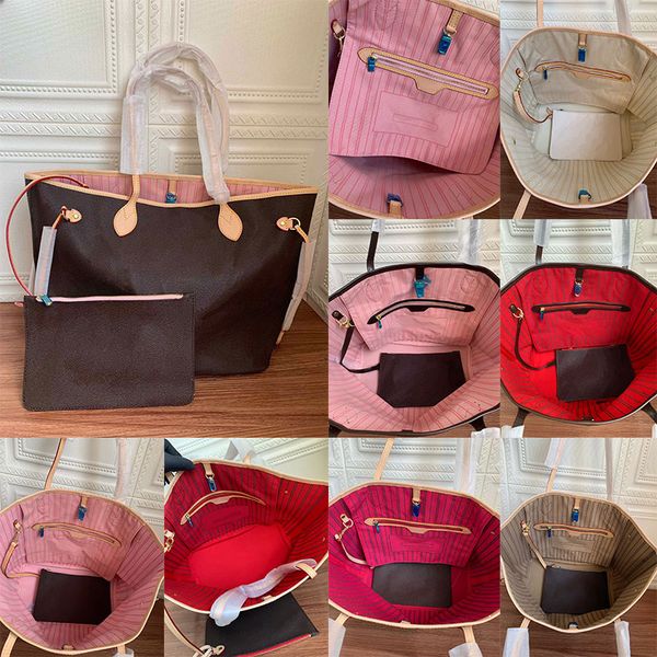 

2pcs genuine leather shoulder bags women handbag brown flower tote bags shopping bag shoulder crossbody purse fashion large capacity classic