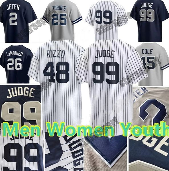

2023 custom aaron judge jersey anthony volpe anthony rizzo nestor cortes jr. giancarlo stanton aaron hicks joey gallo dj lemahieu gleyber to, Blue;black