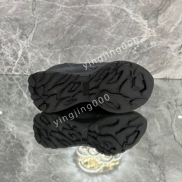 

men designer quality casual shoes classic canvas sneakers fashion platform heighten trainers designers sneaker2023, Black